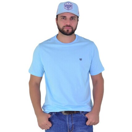 Camiseta Radade Bordada Azul - 1983