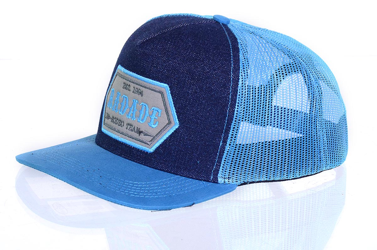 Boné Radade cor Azul Jeans com tela Azul - 8132