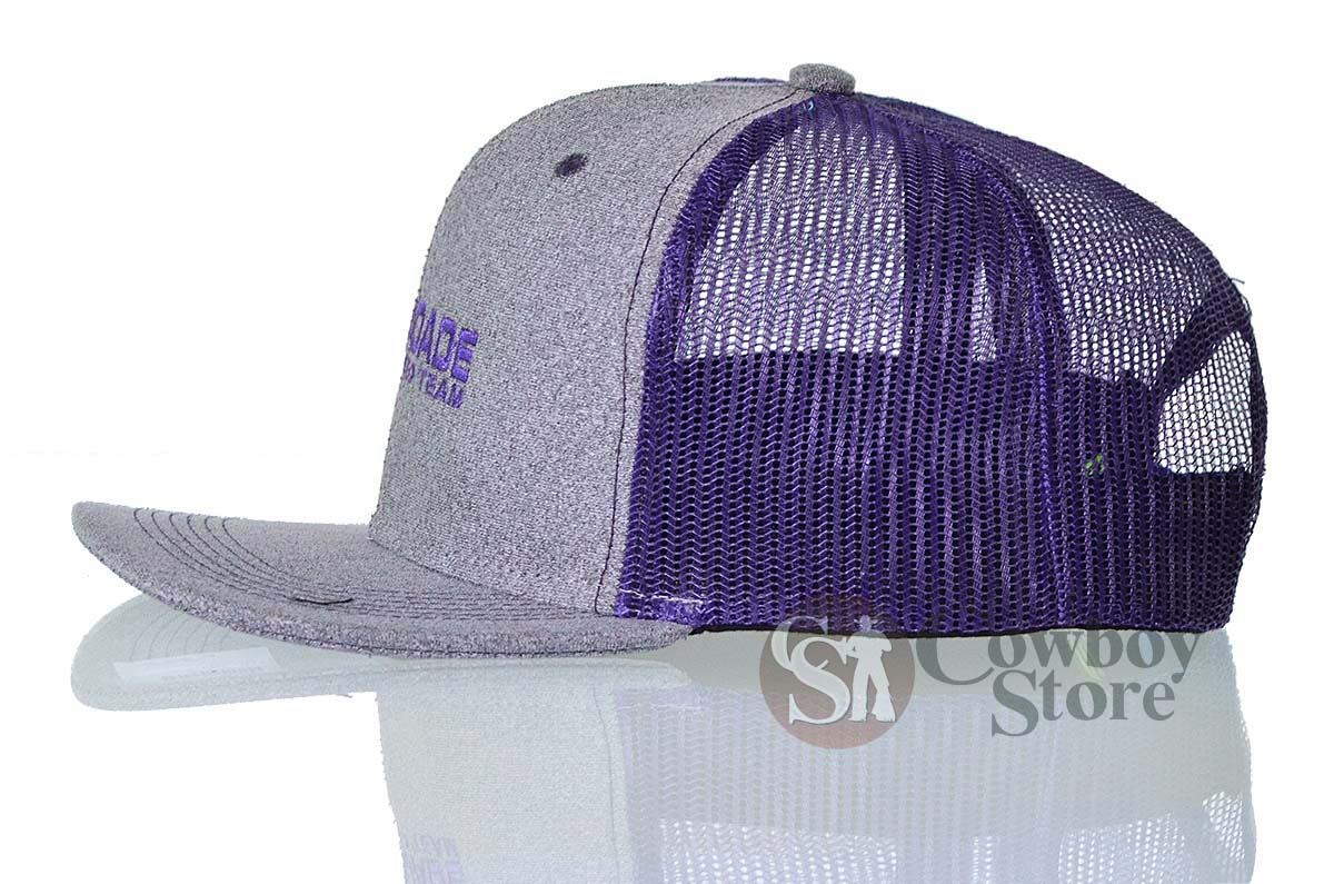 Boné Radade cor Cinza com tela Roxa - 8153