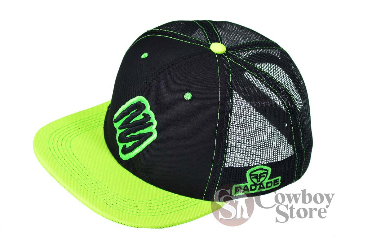 Boné Radade cor Preto com Aba Amarela - 8157