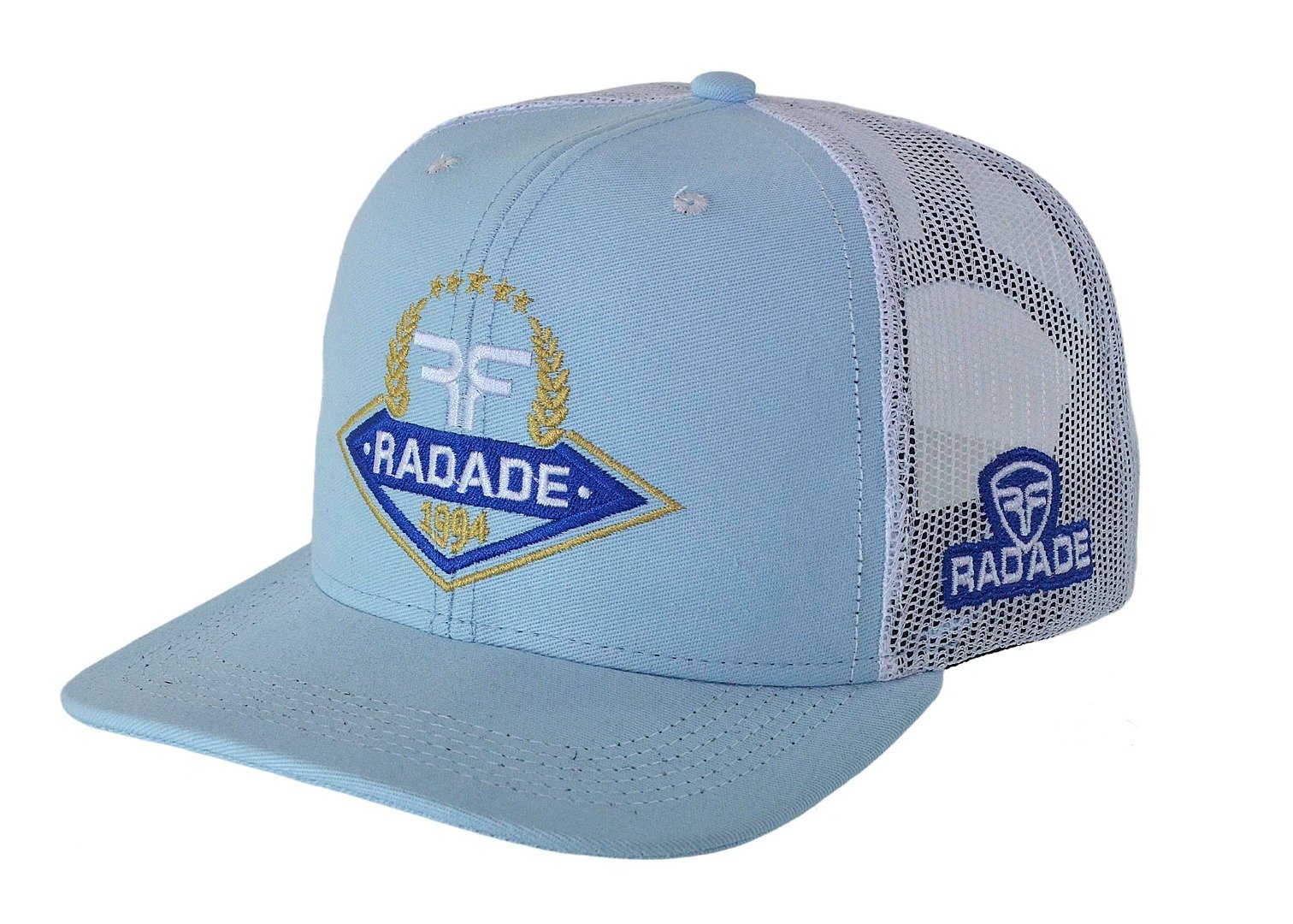 Boné Radade cor azul com lateral em tela branco - 8261