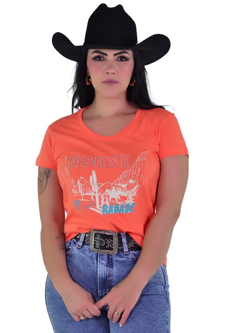 Baby Look Radade cor Laranja - 1940