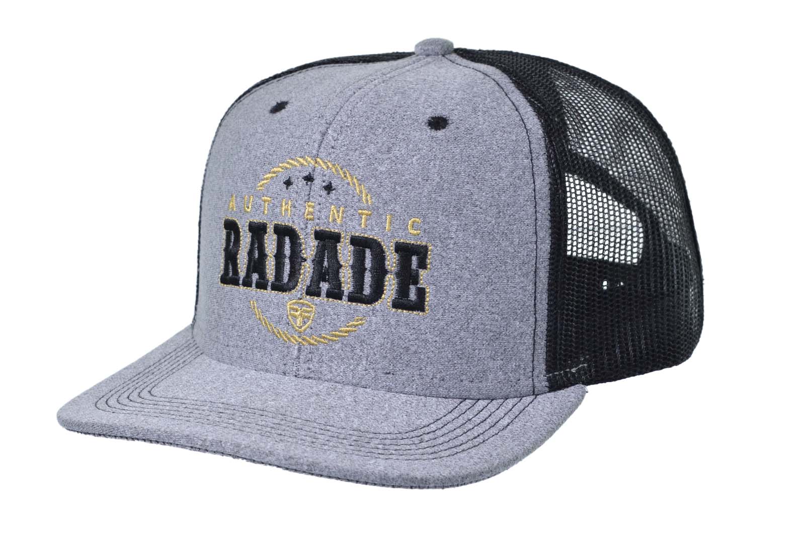 Boné Radade cor Cinza com tela Preta - 8192