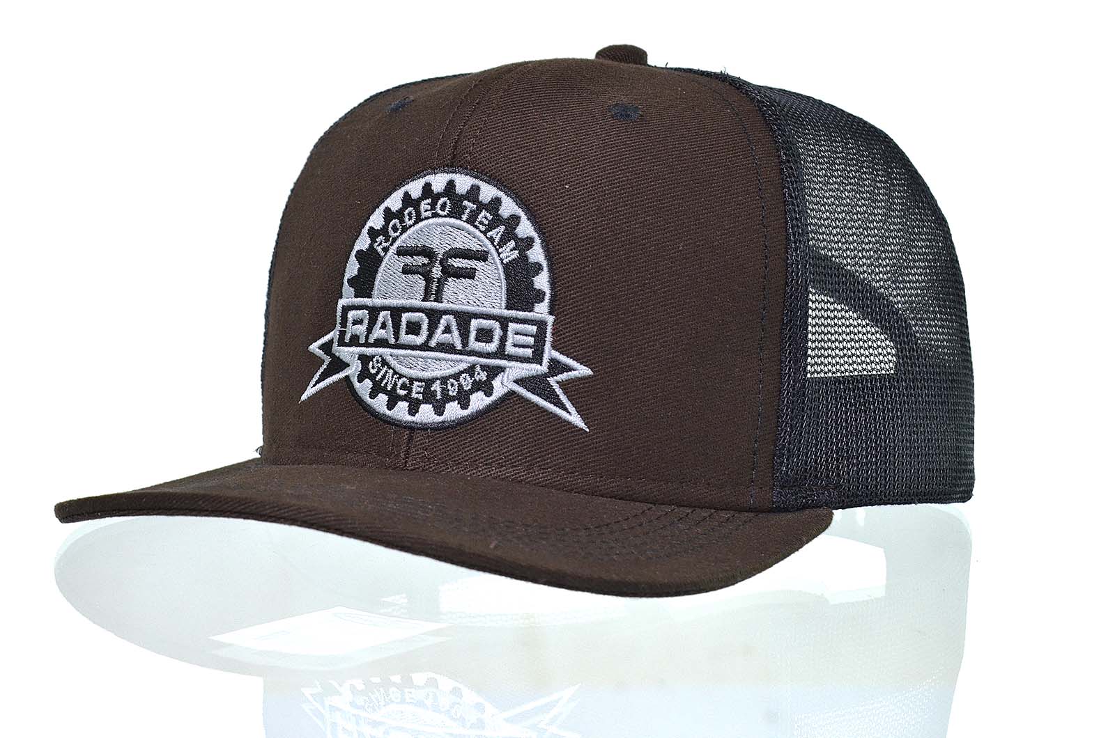 Boné Radade cor Marrom com tela Preta - 8188