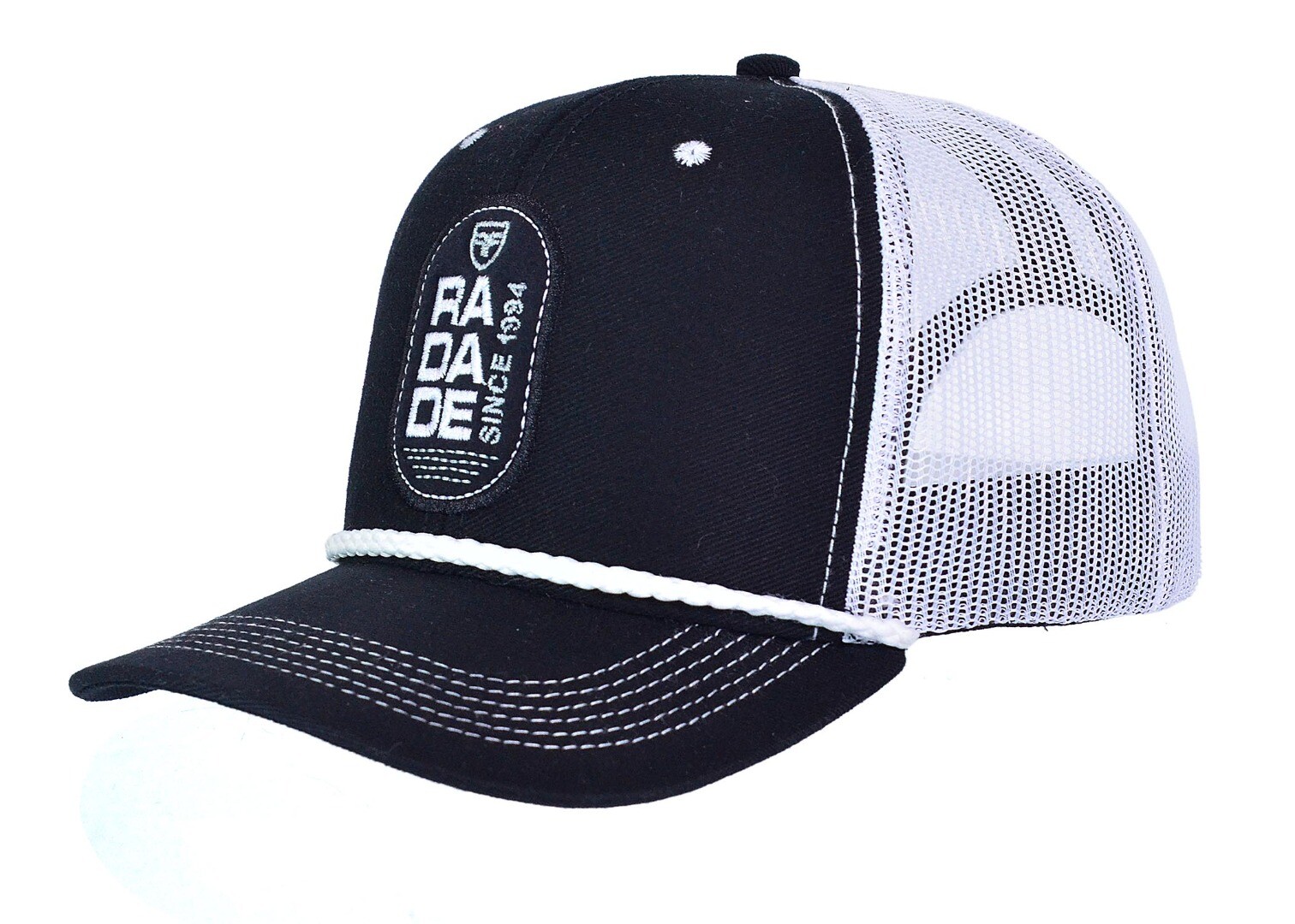 Boné Radade cor Preto com tela Branca - 8302