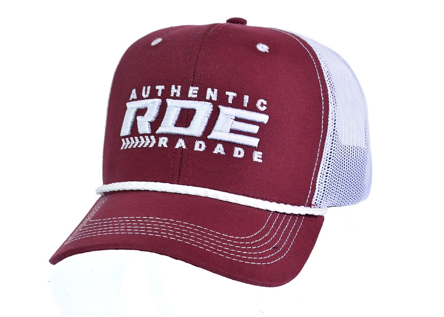 Boné Radade cor Vinho com tela Branca - 8304