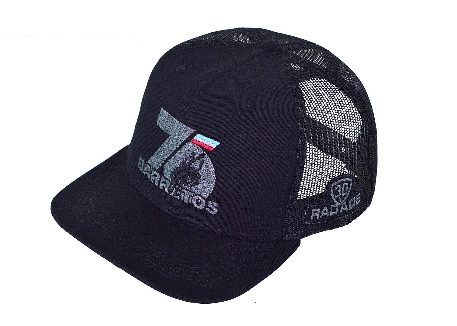 Bone Radade Bordado Preto Barretos - 8266