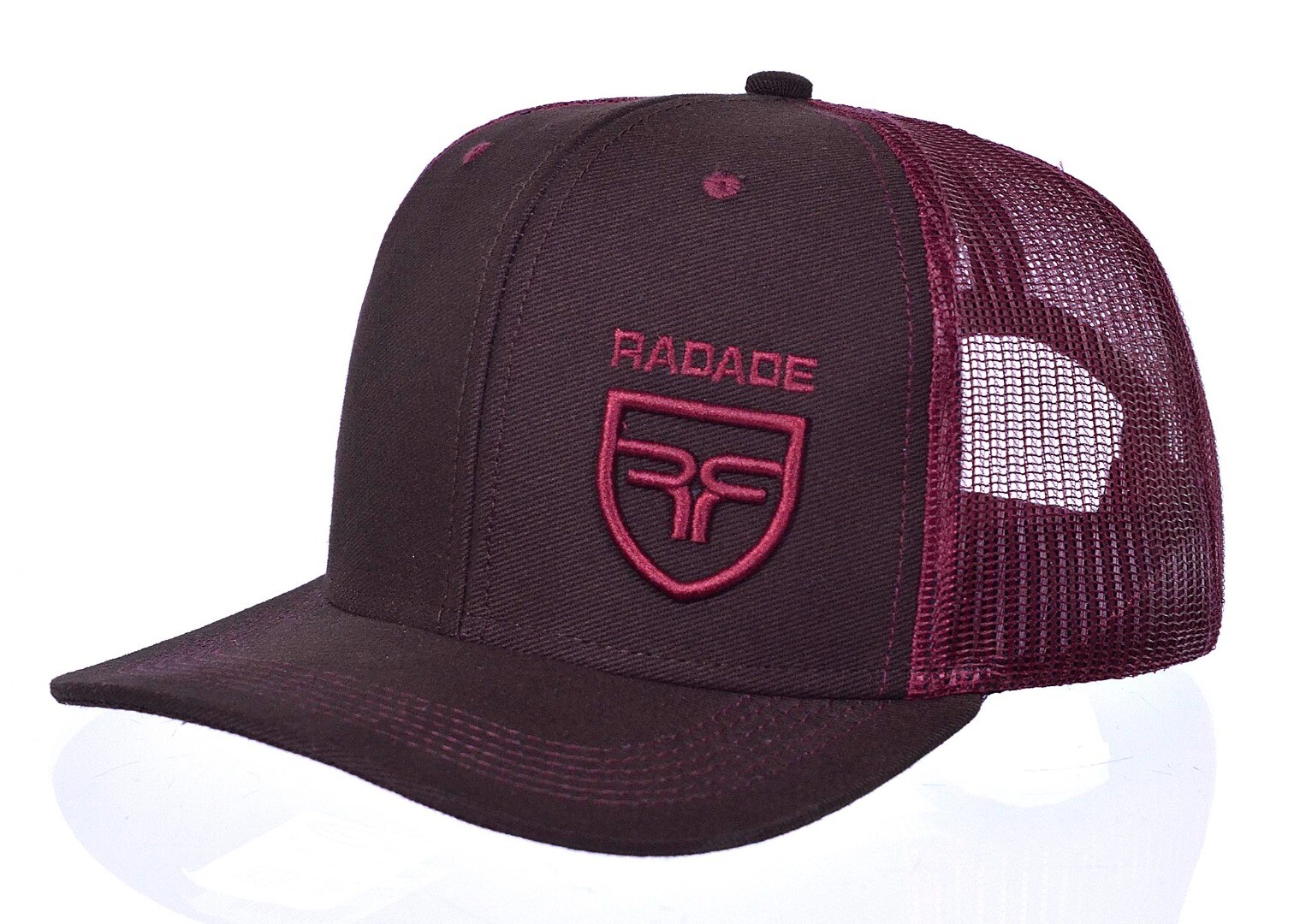 Bone Radade cor Marrom com tela Vinho - 8282