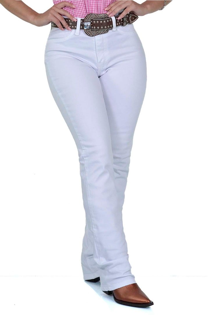 Calça Jeans Feminina Cowboy ST Cowgirl Branca