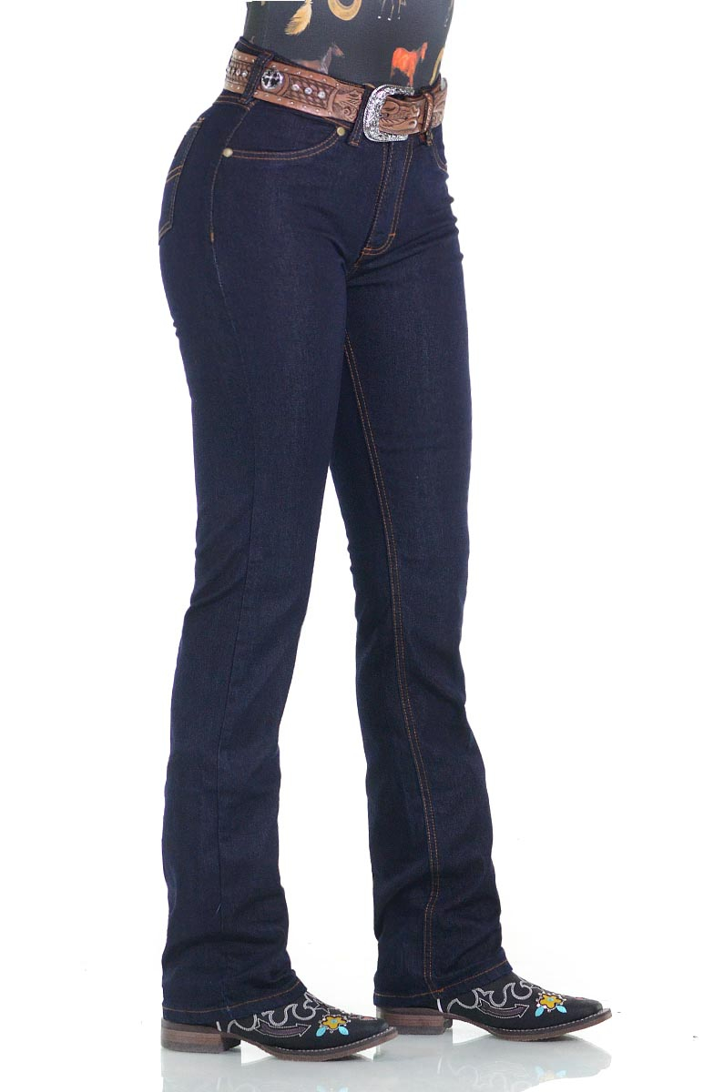 Calça Jeans Feminina Cowboy ST Lycra Azul