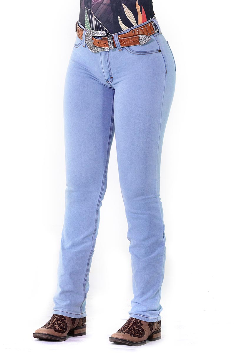 Calça Jeans Feminina Radade CF Hot Delave
