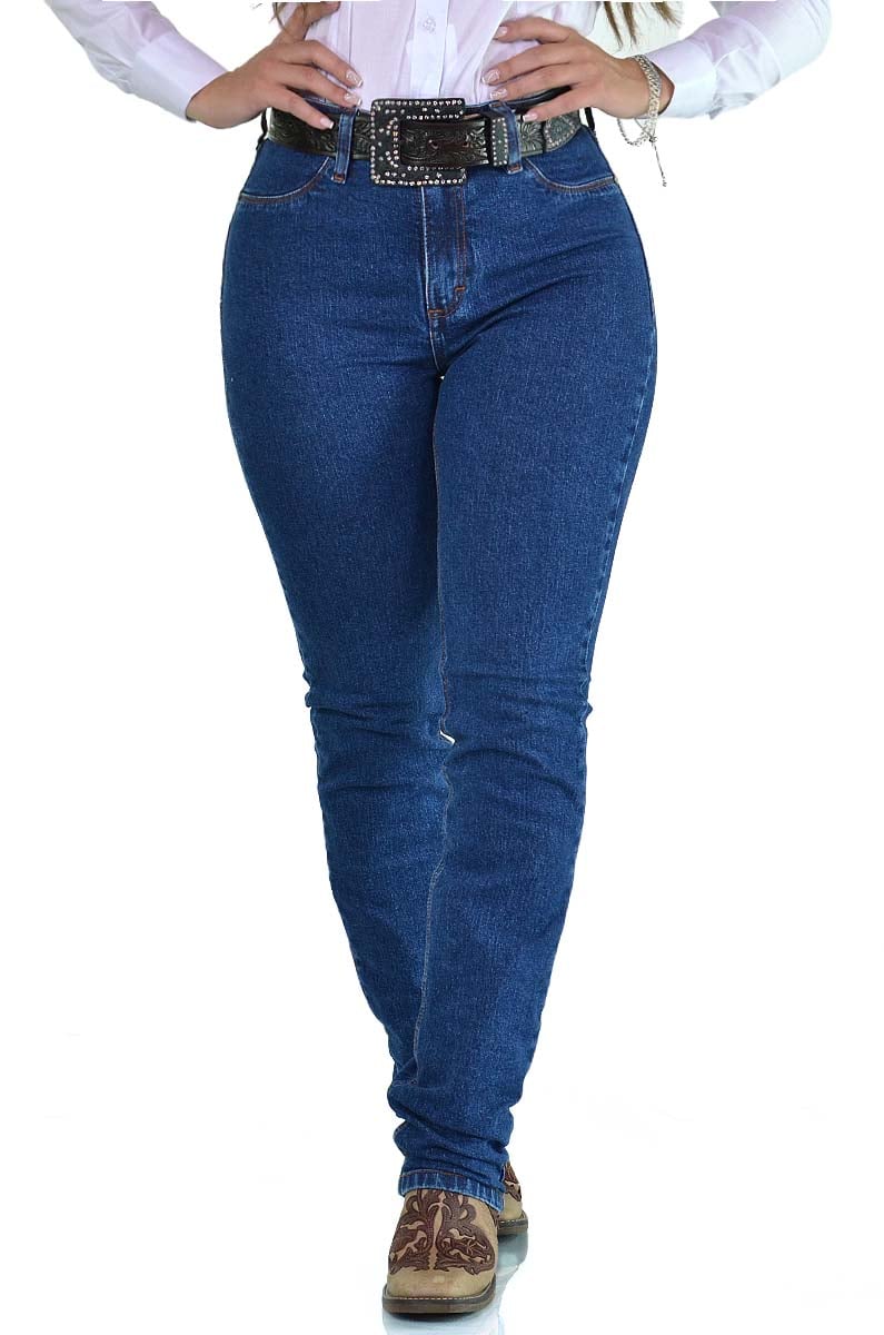 Calça Jeans Feminina Radade CF Lycra Azul Tall