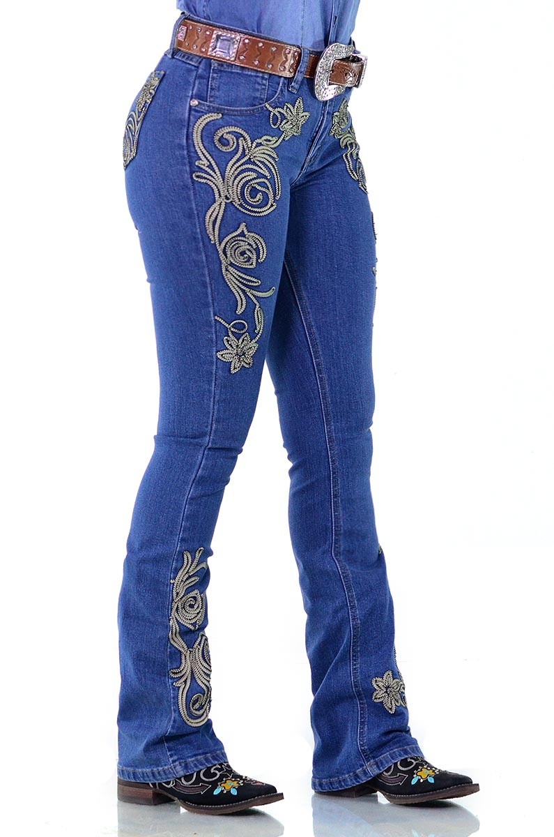 Calça Jeans Feminina Radade CF Lycra Bord Hope
