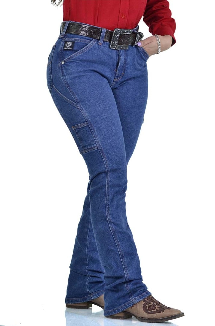 Calça Jeans Feminina Radade CF Lycra Carpinteira