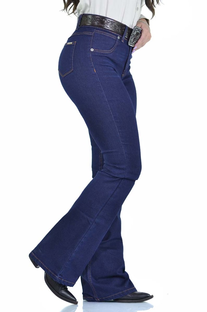 Calça Jeans Feminina Radade CF Lycra Flare Super