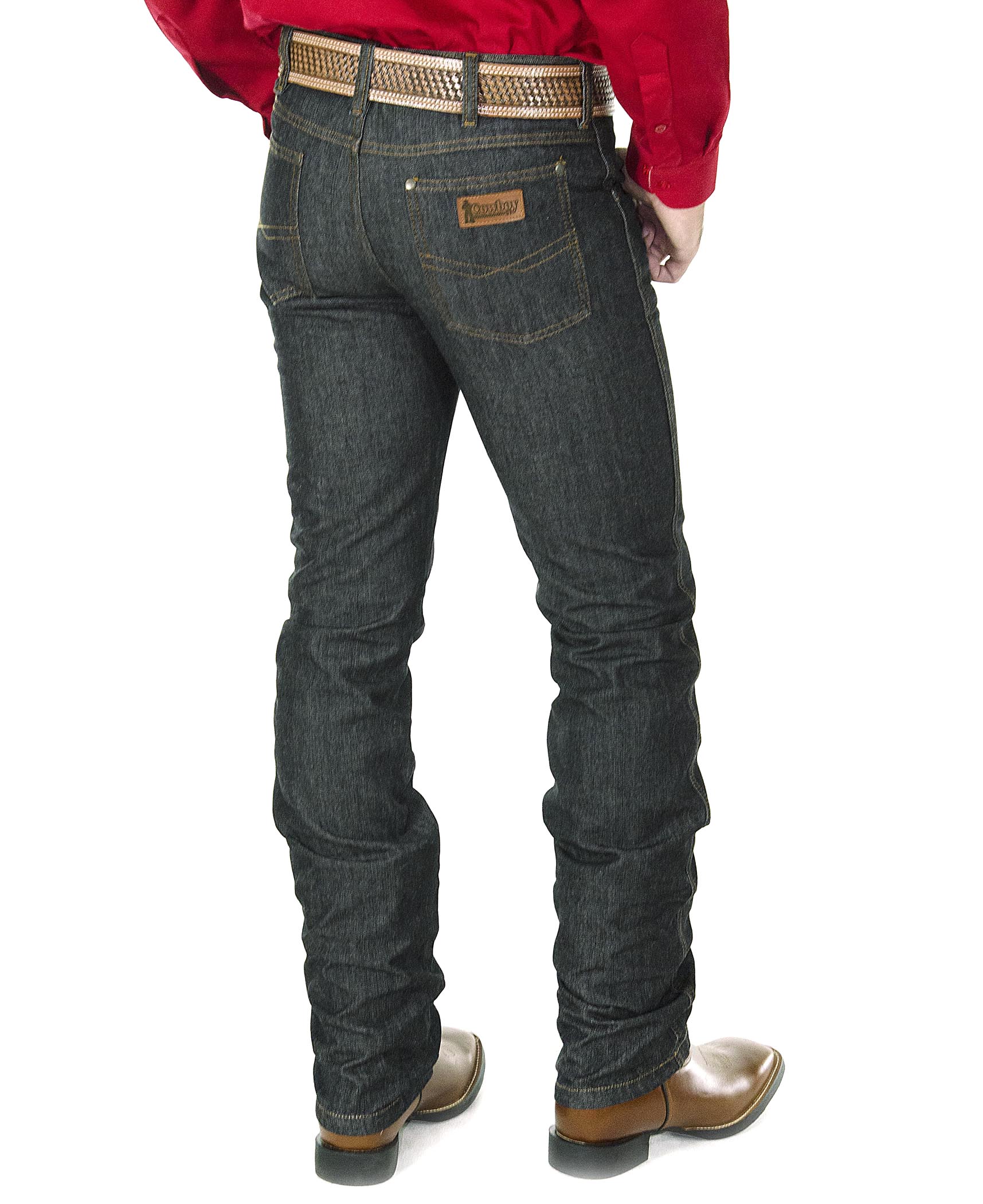 Calça Jeans Masculina Cowboy ST Amaciada Preta