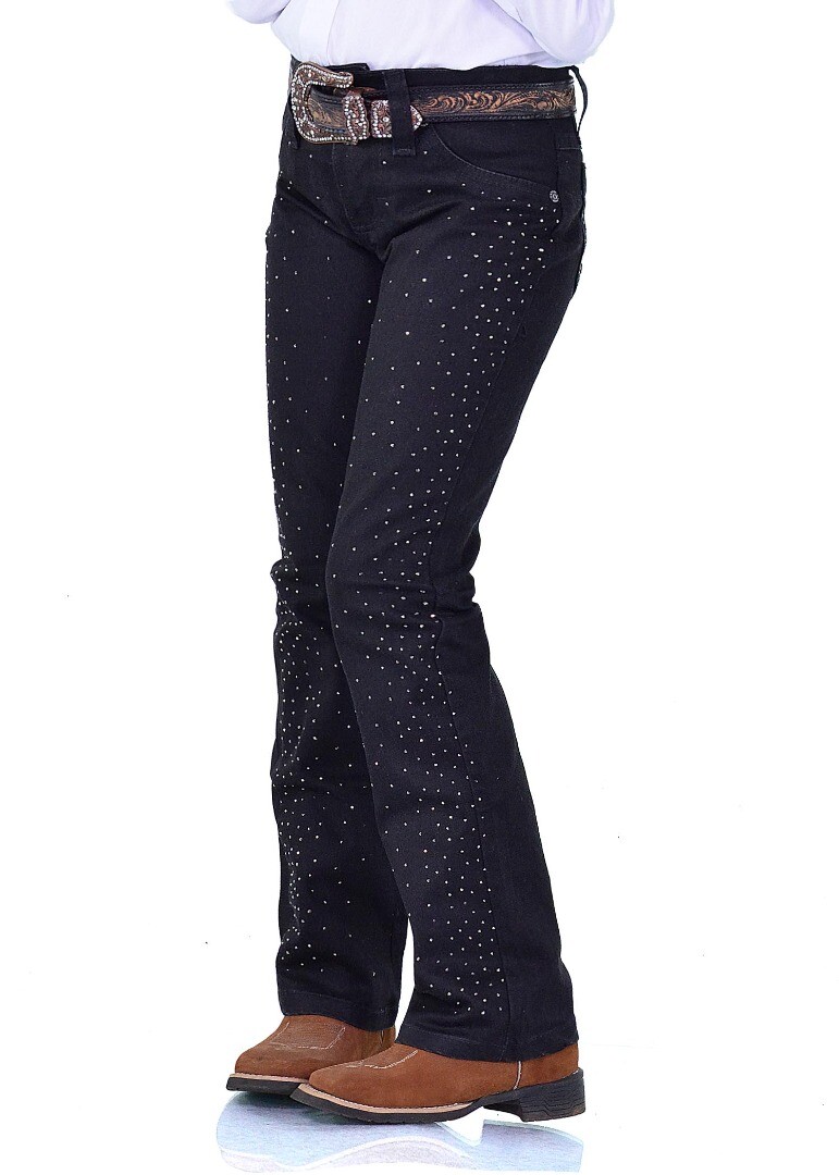 Calça Radade Infantil Black Strass
