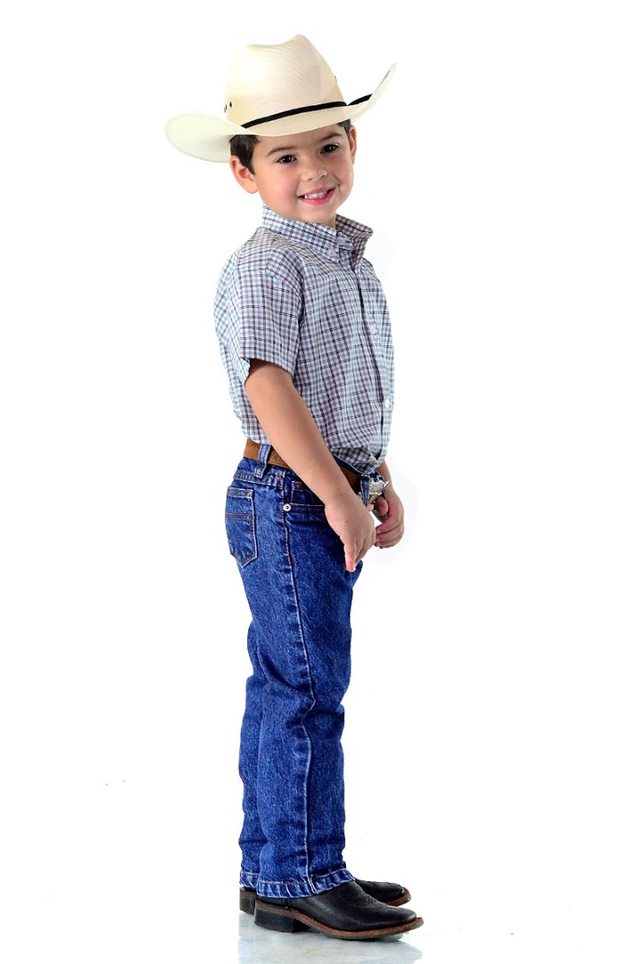 Camisa Radade Infantil Manga Curta Xadrez Fifty Verde e Preto - 1258
