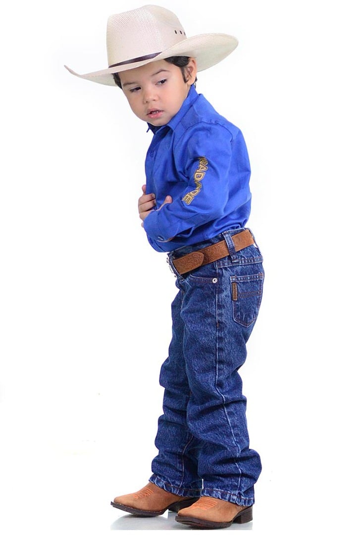 Camisa Radade Infantil Manga Longa Bordada Brands Royal - 1047