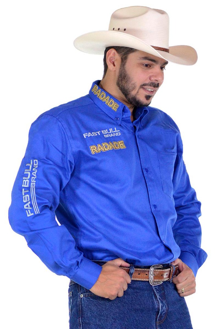 Camisa Radade Manga Longa Bordada Brands Royal - 1062