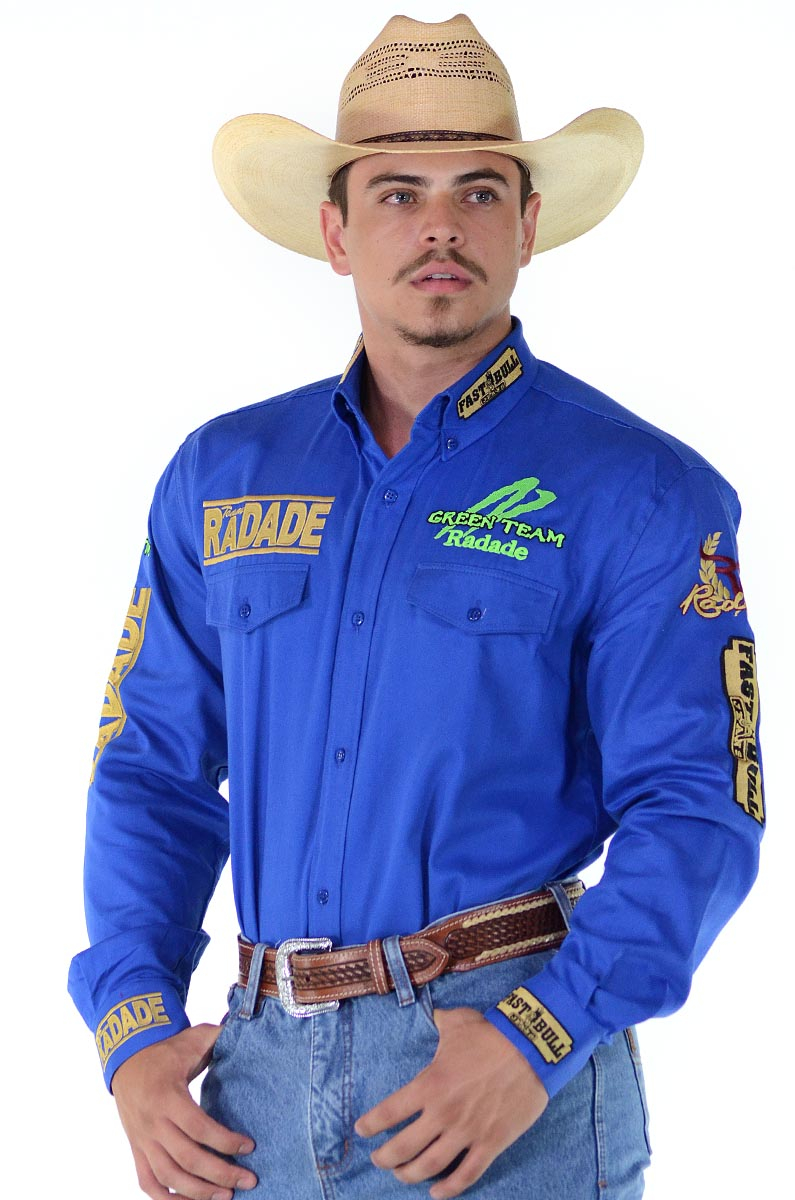 Camisa Radade Manga Longa Green Team Royal - 1120