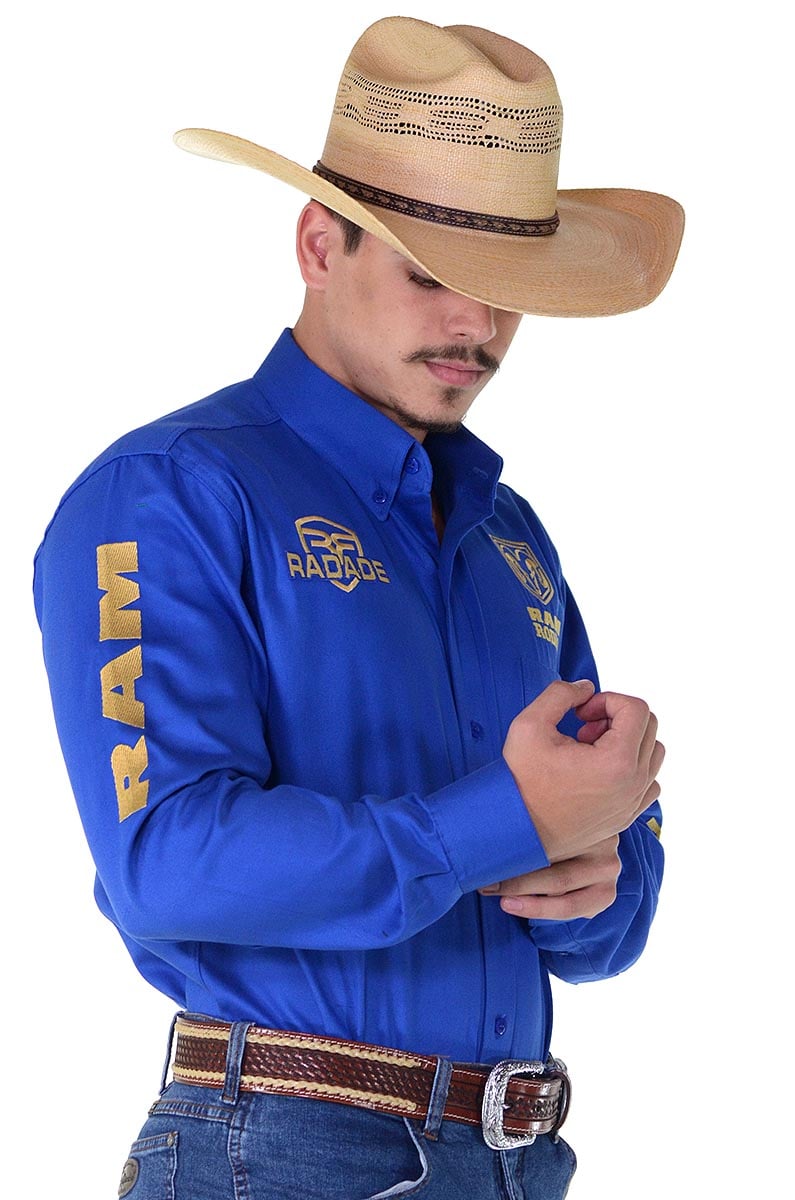 Camisa RAM Radade Team Sarja Manga Longa Bordada Royal - 1039