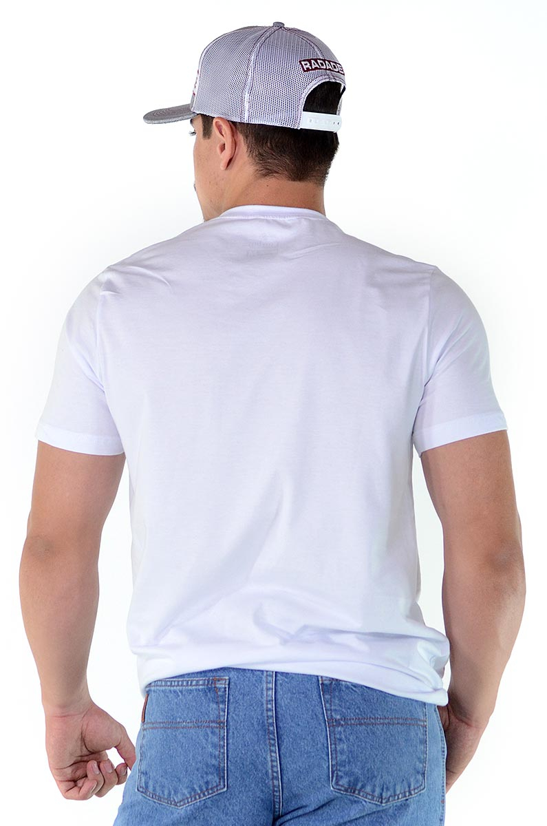 Camiseta Cowboy St Silk Branca - 1138