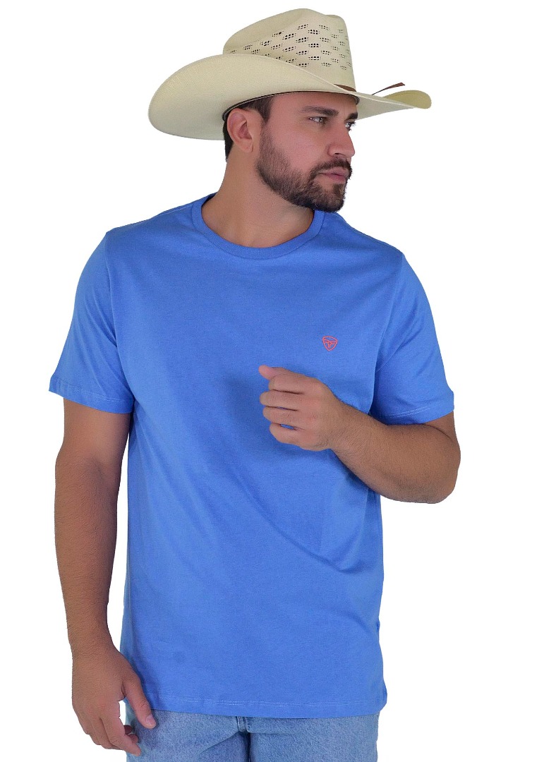 Camiseta Radade Bordada Azul - 1843