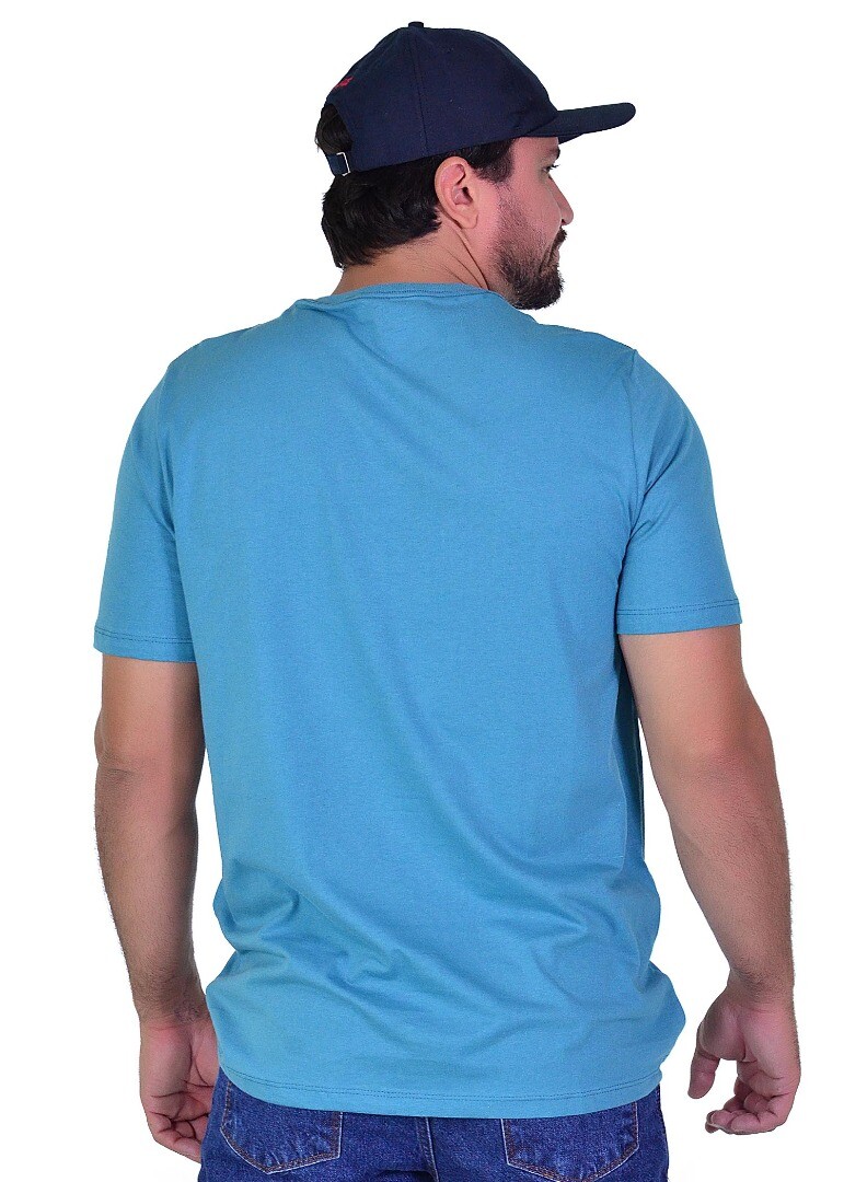 Camiseta Radade Bordada cor Azul - 2136