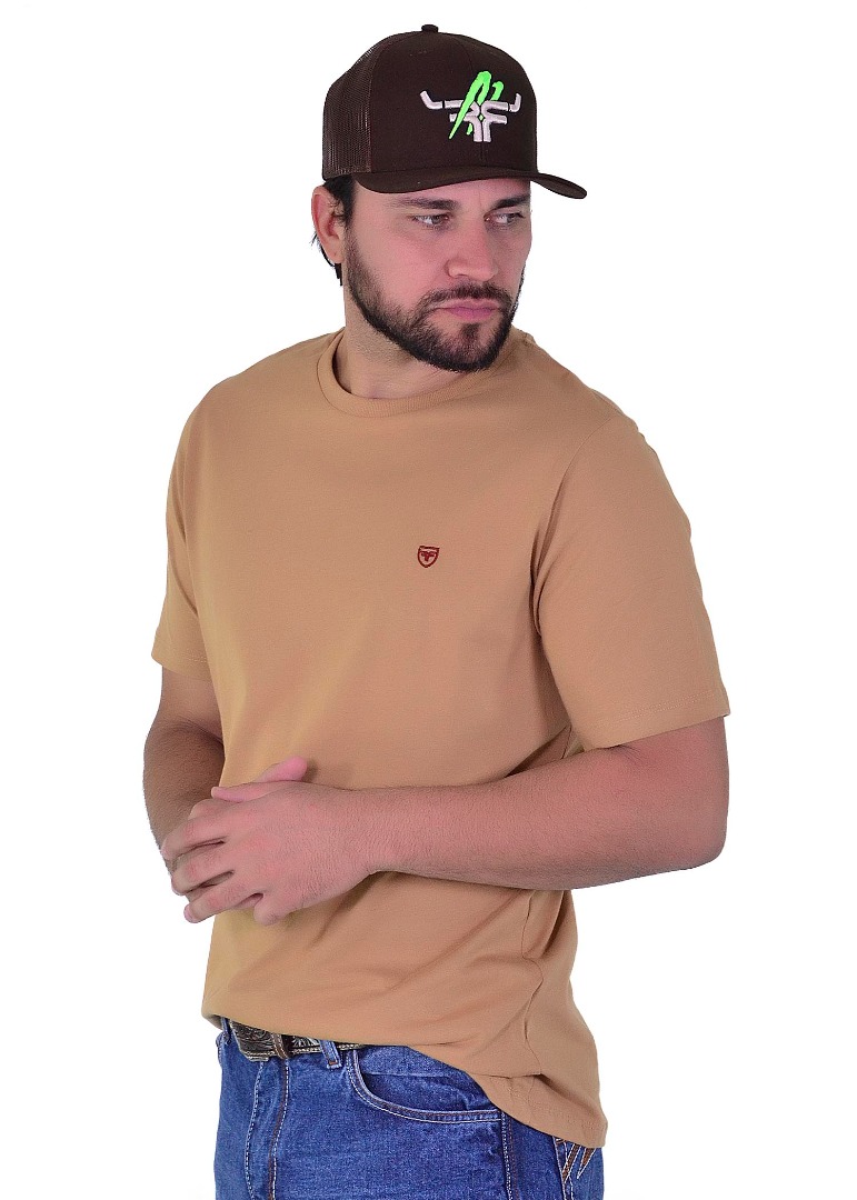 Camiseta Radade Bordada cor Caqui - 1992