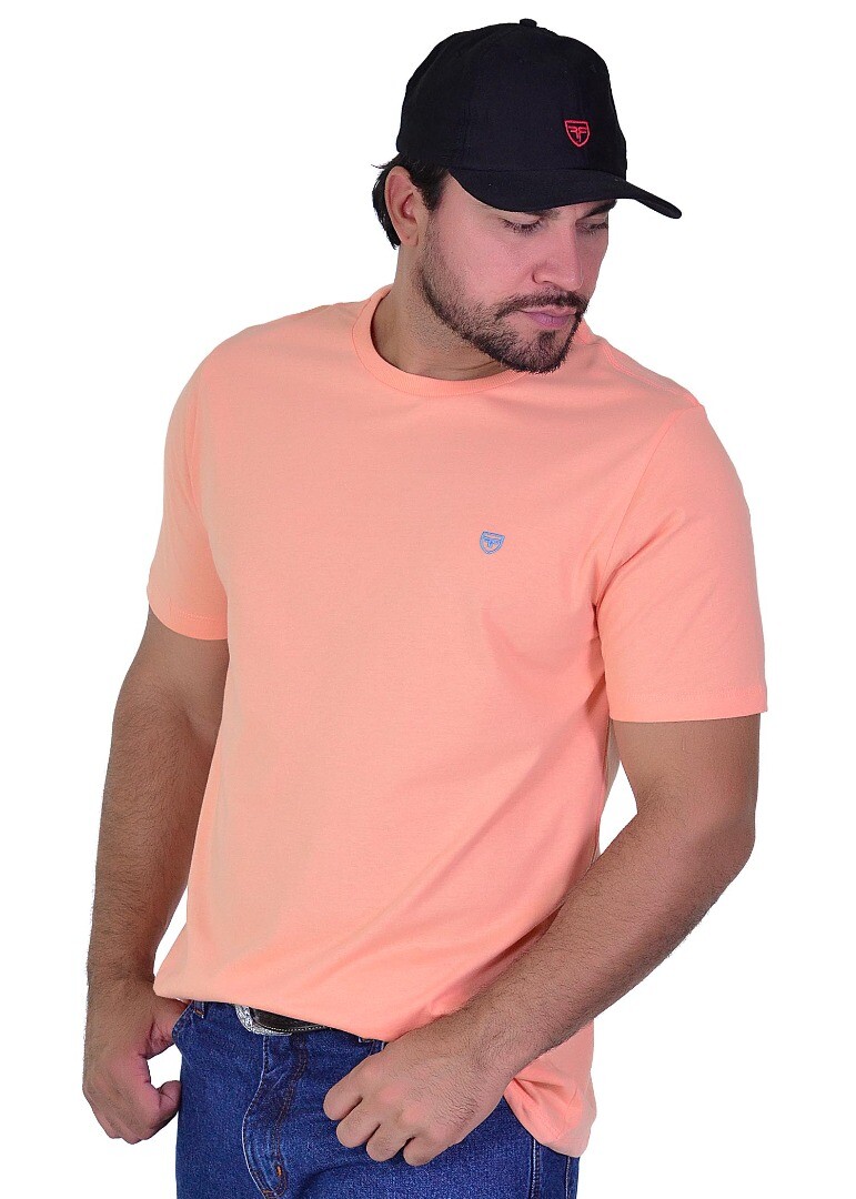 Camiseta Radade Bordada cor Salmão - 2020