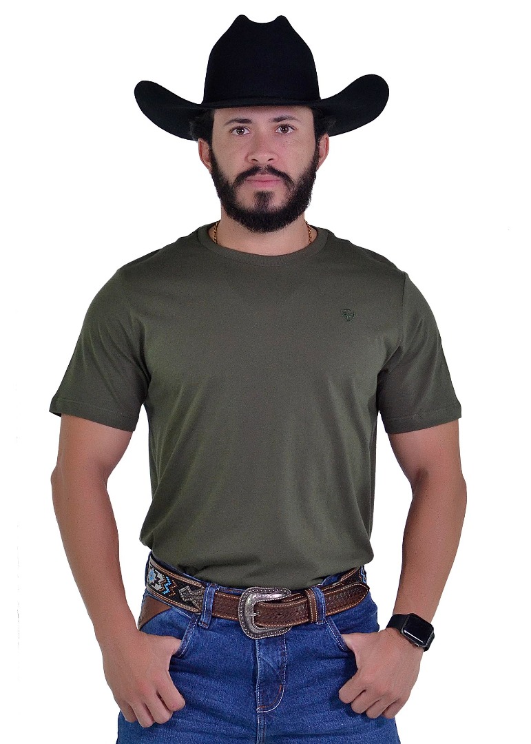 Camiseta Radade Bordada Verde - 1807