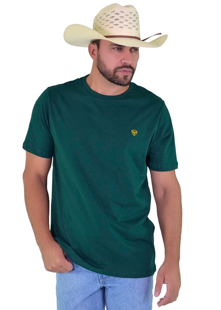 Camiseta Radade Bordada Verde - 1842
