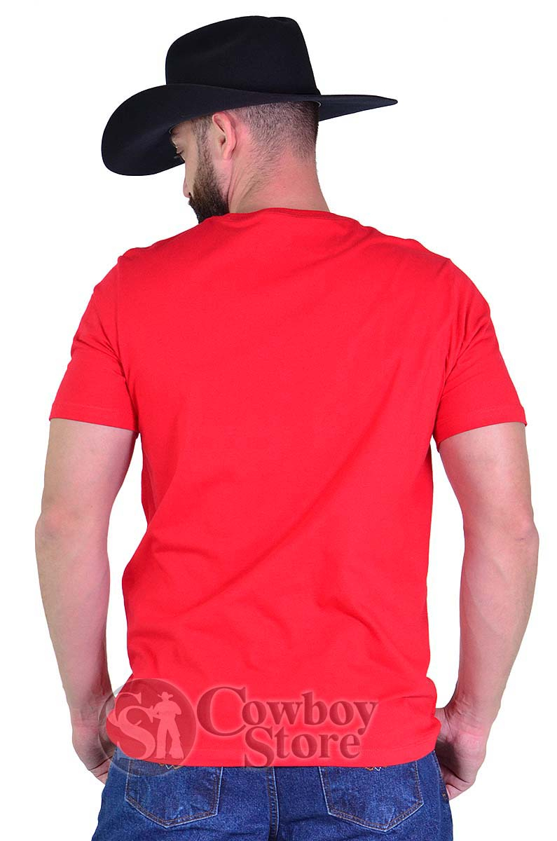 Camiseta Radade Bordada Vermelha - 1463