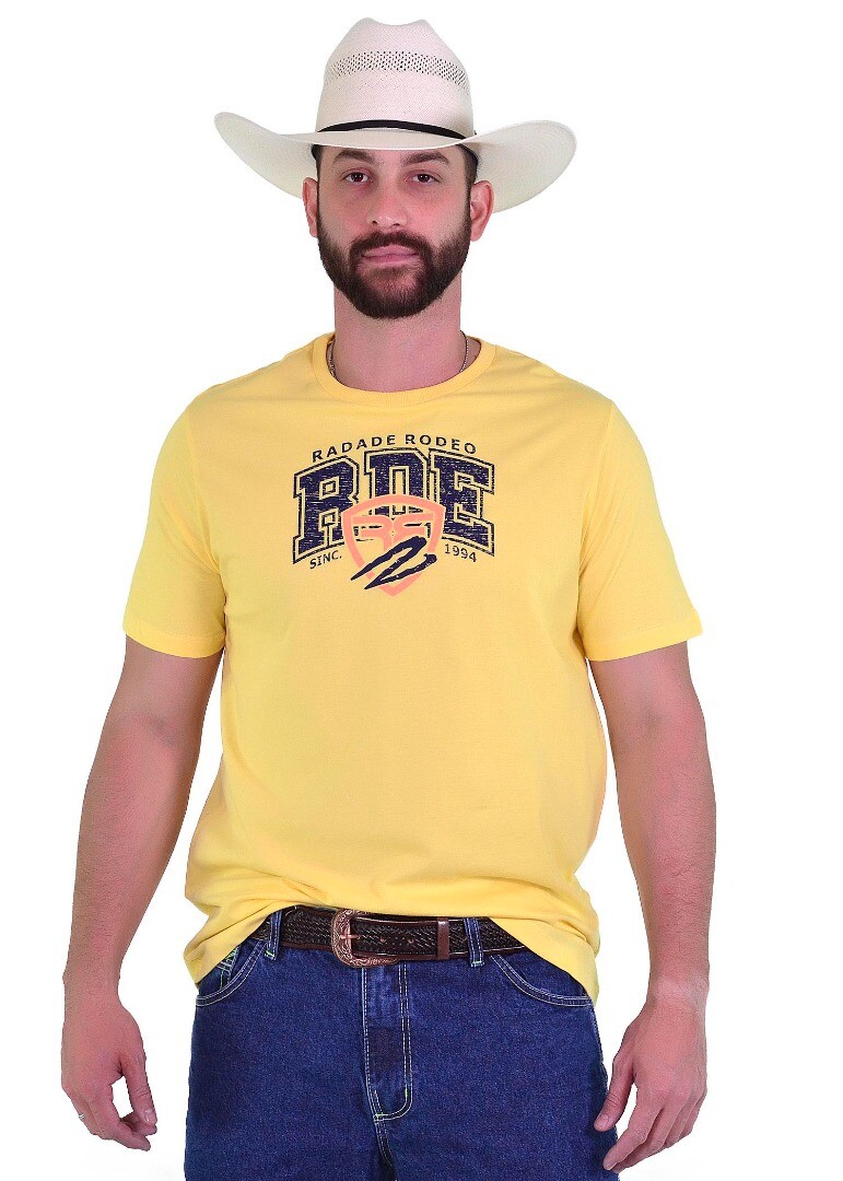 Camiseta Radade Silk cor Amarela - 1947