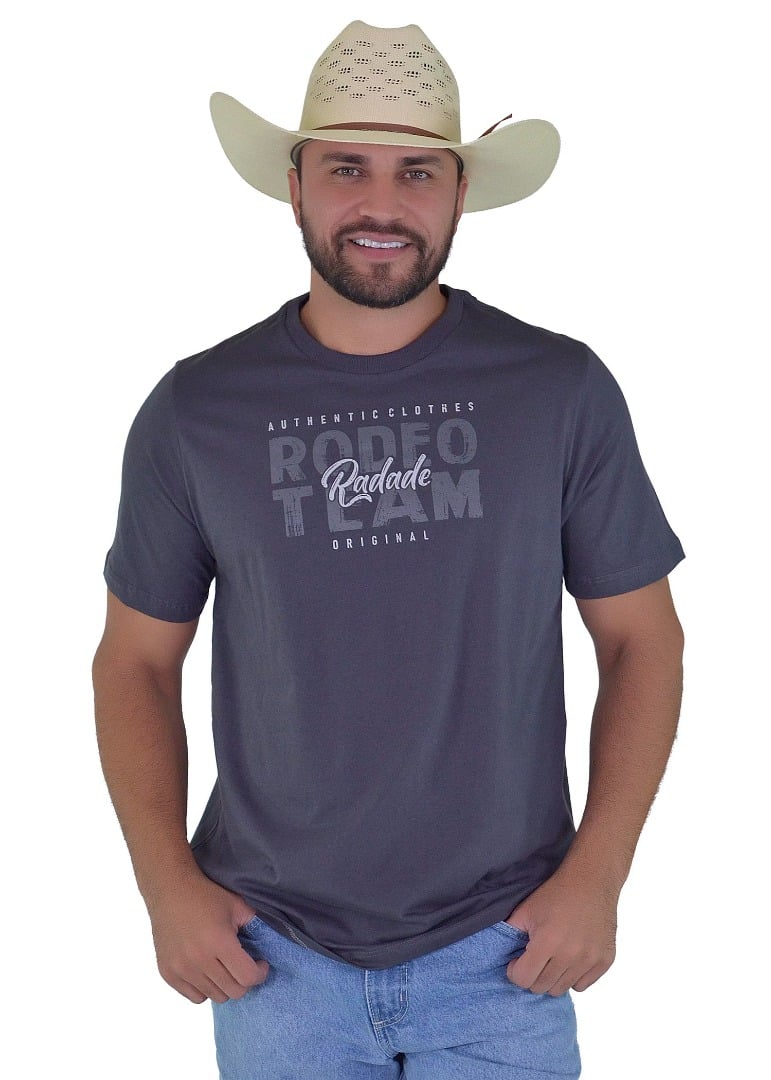 Camiseta Radade Silk cor Chumbo - 1819