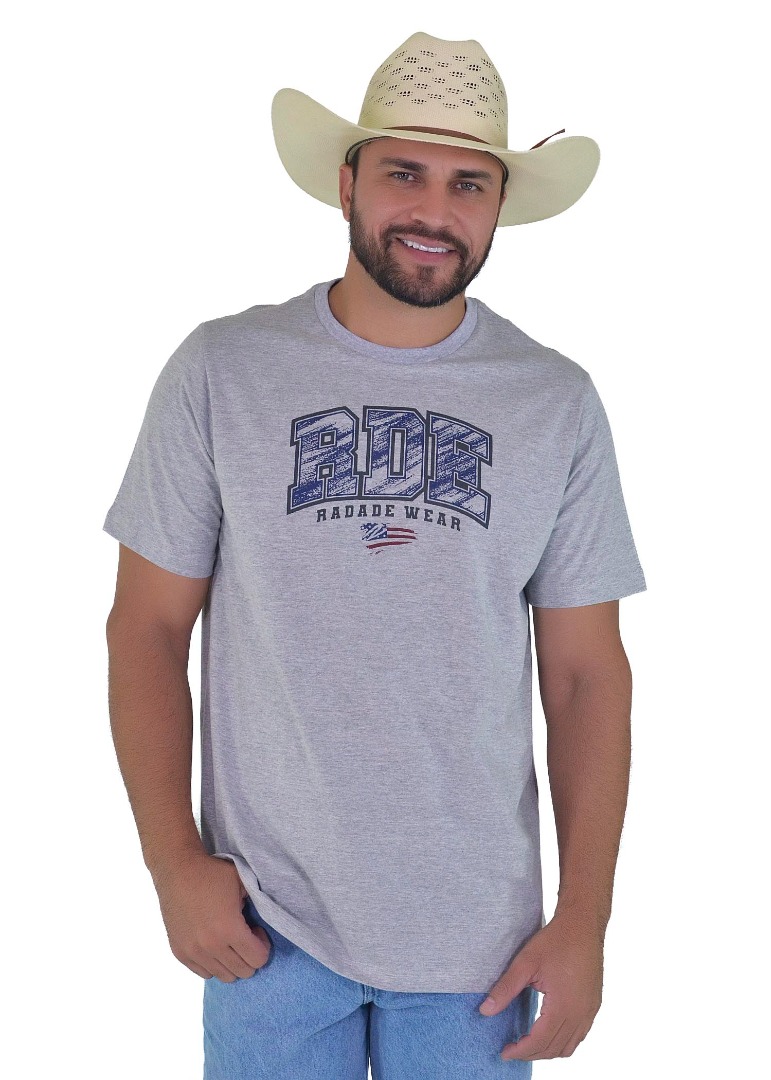 Camiseta Radade Silk cor Cinza - 1820