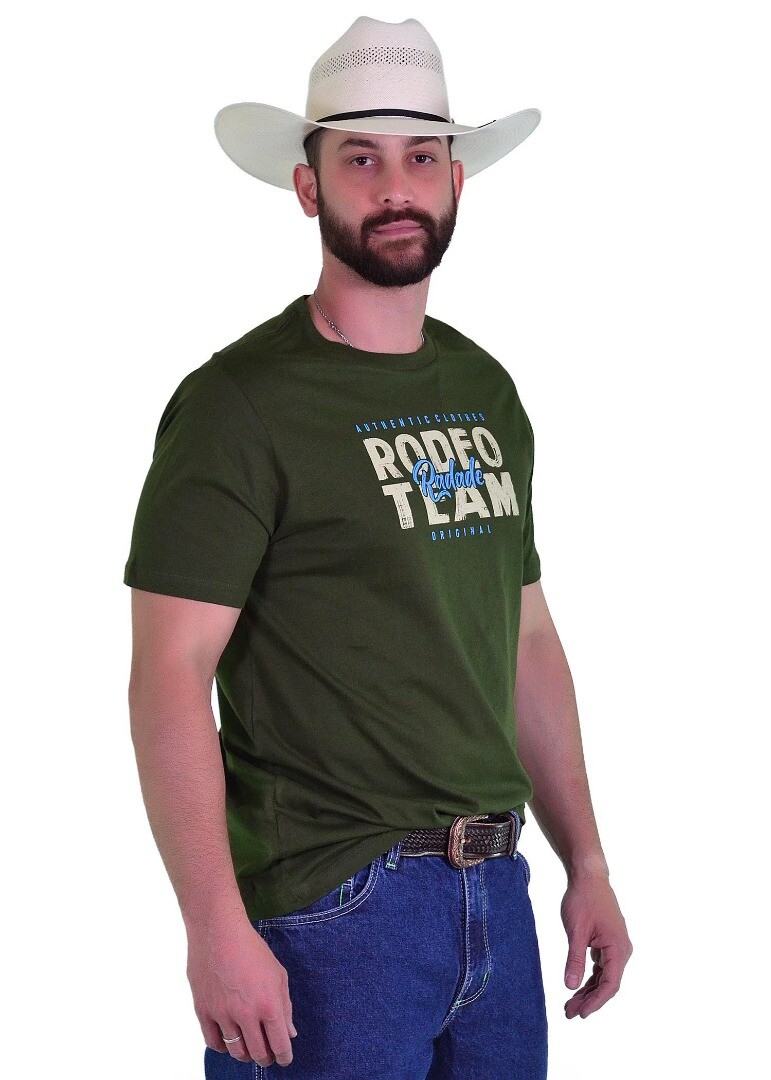 Camiseta Radade Silk cor Verde Militar - 1946