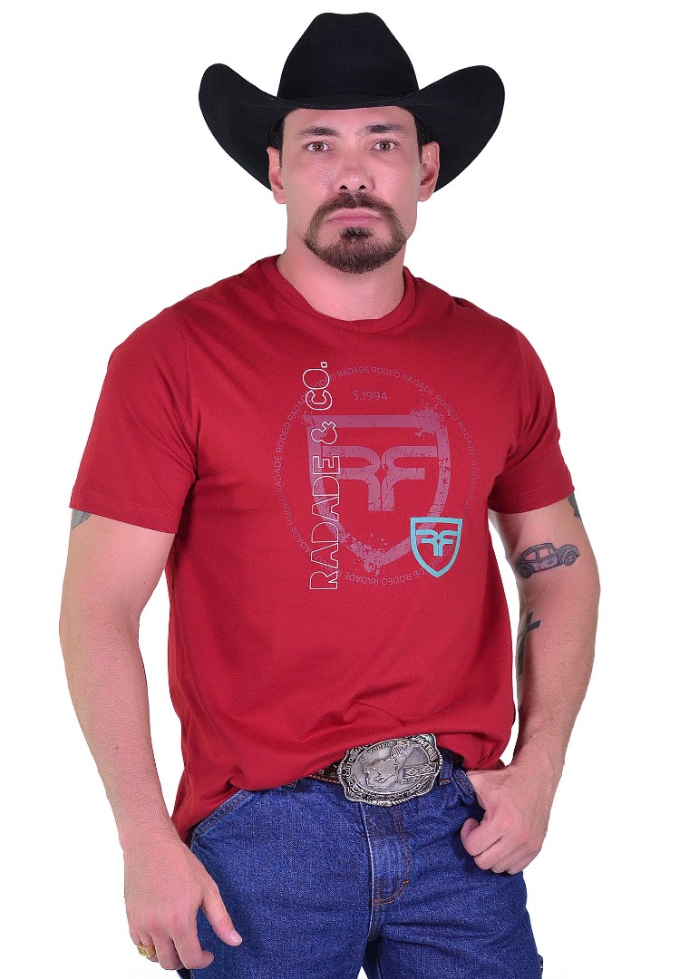 Camiseta Radade Silk cor Vermelho - 2041