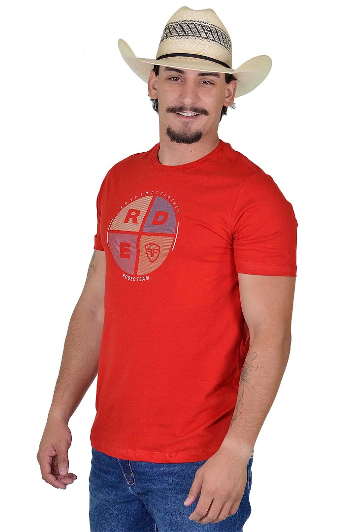 Camiseta Radade Silk cor Vermelho - 1633