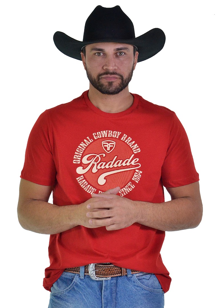 Camiseta Radade Silk cor Vermelho - 1751