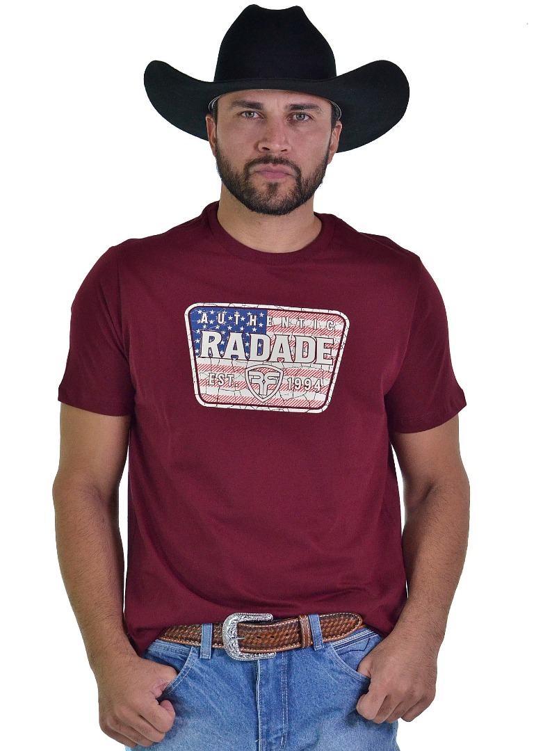 Camiseta Radade Silk cor Vinho - 1747