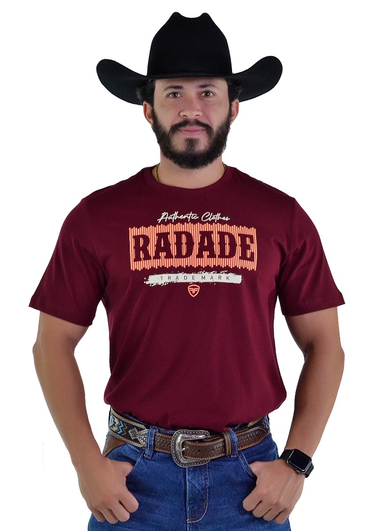 Camiseta Radade Silk cor Vinho - 1805