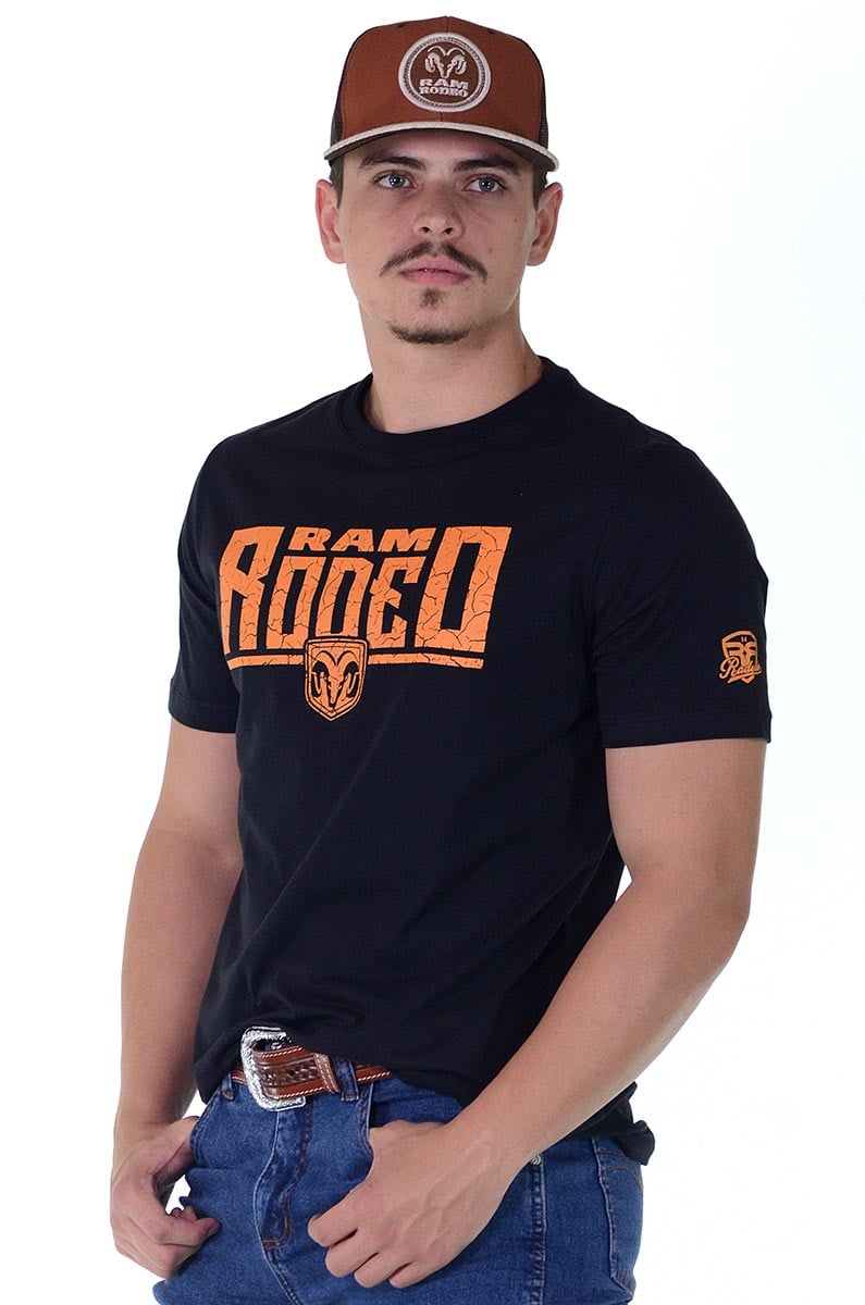 Camiseta RAM Radade Team Silk Preta - 1021