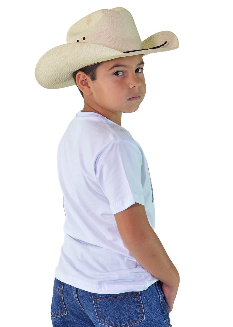Camiseta Unissex Infantil Radade Silk cor Branco - 1858