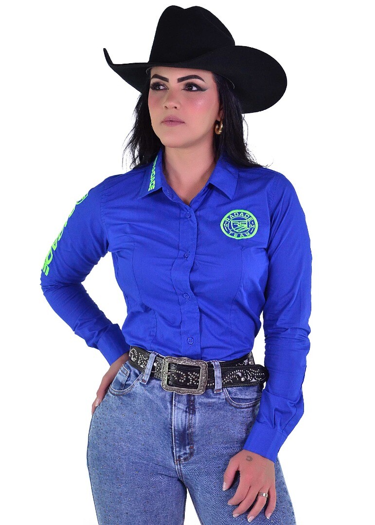 Camisete Manga Longa RDE LIGHT cor Royal - 1934