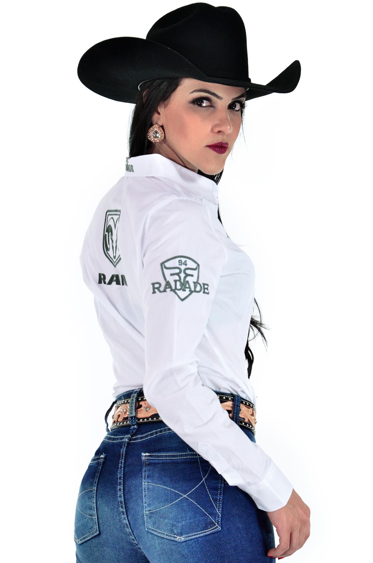 Camisete RAM Radade Team Manga Longa Branca - R130