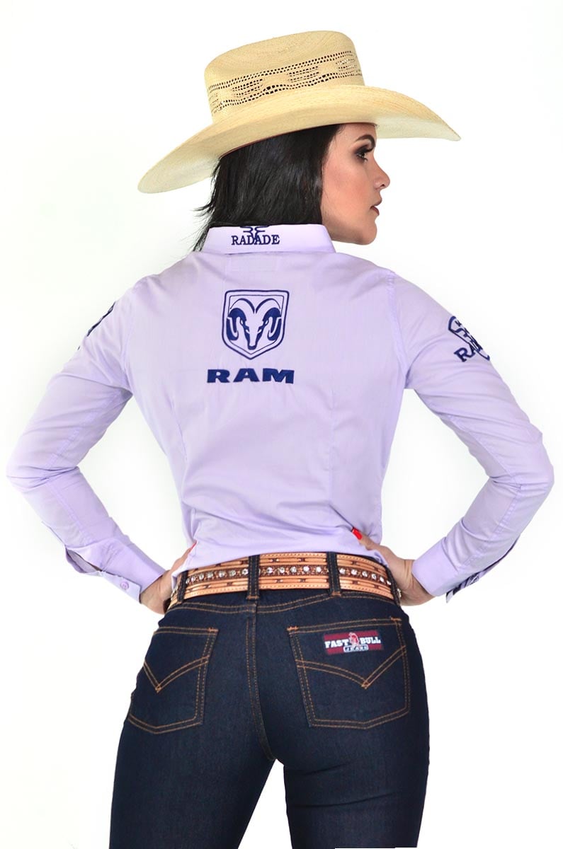 Camisete RAM Radade Team Manga Longa Lilás - R0153