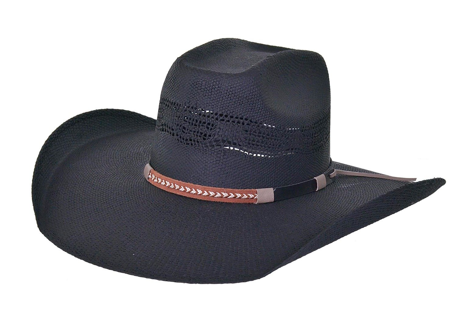 Chapéu Pralana Bangora Rodeo Cross Aba 12 Preto
