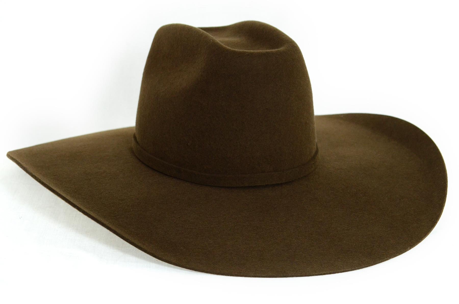 Chapéu Pralana Cross Horse Feltro Aba 12 Café